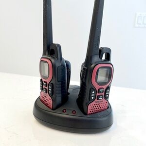 Uniden Black and Red Two-Way Radios